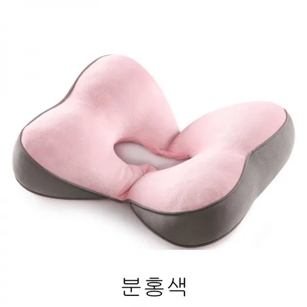 뉴타임즈10 산모방석 산모는 산순시에 회음부를 절개한후 산후통증을 줄이며 산모달 모유수유소에 젖을 먹이는데 좌선하여 허리보호대가 찢어졌다 XZ09 A22, 분홍색