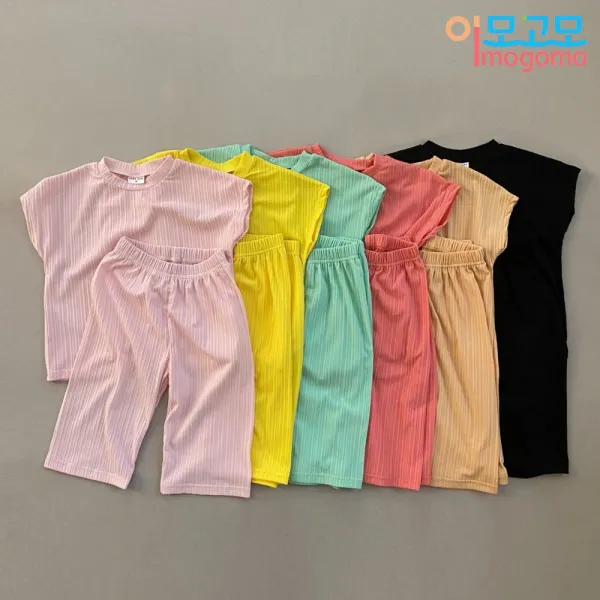 이모고모 HR 코코플리츠상하복 (반팔티+긴바지 set)