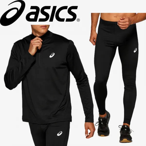  해외 미국정품 Asics Silver 1 2 Zip 아식스 실버 남자 하프집업긴팔 타이트레깅스 팬츠바지