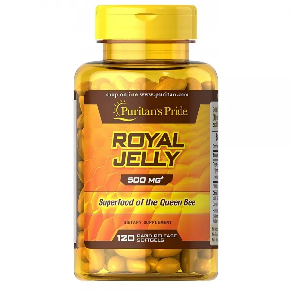 Puritan's Pride Royal Jelly 퓨리탠스 프라이드 로열젤리 효소 활성화 식품 500mg 120정 1set