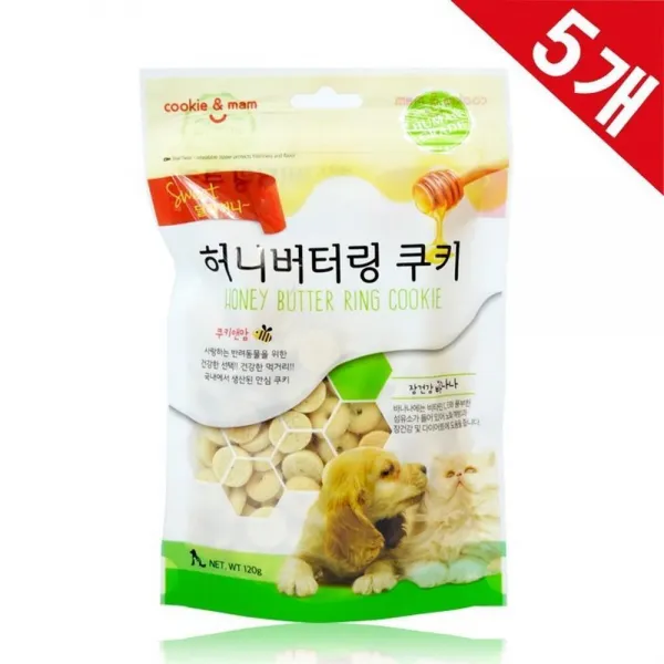 유산균함유 강아지용과자 요구르트x5 양조절간식, 1개