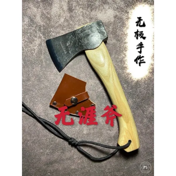 야외 도끼 단조 목공 도끼 네만 은 도끼를 잘라 나무 도끼 가족 도끼 캠핑 포스 도끼를 잘라, 단일옵션, 무애도끼한 말끝