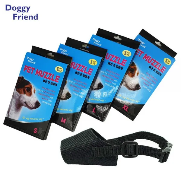 산책매너 훈련 애견천입마개 S~XL 2+1 공격성 캠핑, 1개, XL