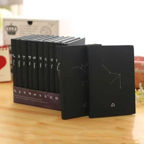 맥스민 별자리 양장 노트 (12종 선택) // FHK-5529 노트 수첩 양장노트 유선노트, 쌍둥이, 1개