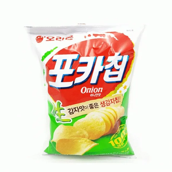오리온 포카칩 어니언 20개 수입과자/대용량과자/간식/인간사료/봉지과자/과자세트/초코과자/쌀과자/사무실간식/새우깡, 단일 수량, 단일 구성품
