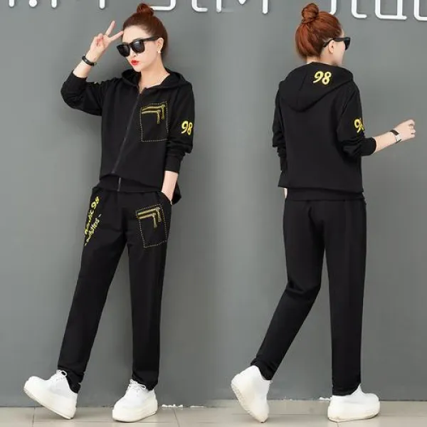  유디코 여성 빅사이즈 집업 트레이닝복 세트