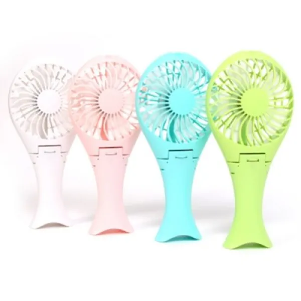  텐바이텐 피쉬 휴대용 겸 탁상용 충전식 저소음 선풍기 스카이블루