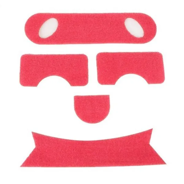 전술 헬멧 매직 스티커 TB FMA 테이프 커버 MH CP BJ PJ 액세서리, BJ의 경우 유형 3 빨간색