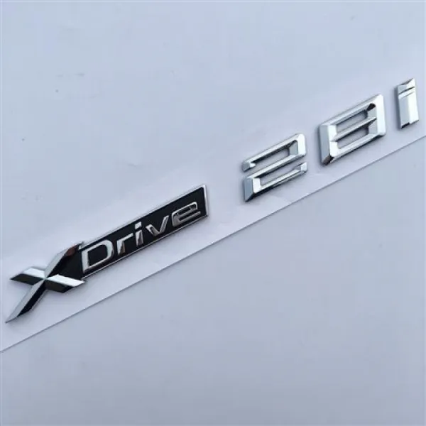 신품 bmw 배기량 표시개장 xdrive35i 문자 블레이드 플레이트 새 x5x6 차량 표시 20i 28i 사이드 마커, xdrive28i싱글
