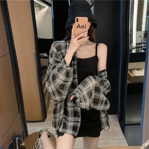 년신bm 본래의 가벼운 풍습 셔츠 끈나시 슬립 룩슬림 슬림핏 섹시 원피스다 여름