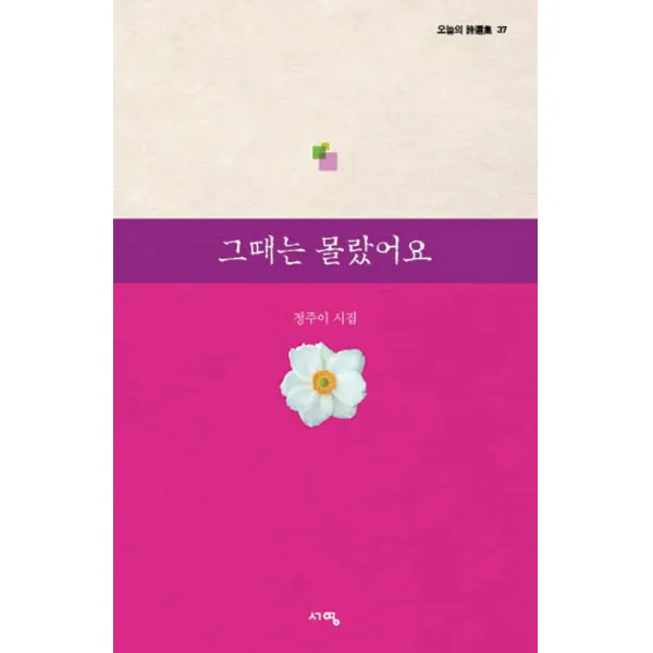그때는 몰랐어요:정주이 시집, 서영