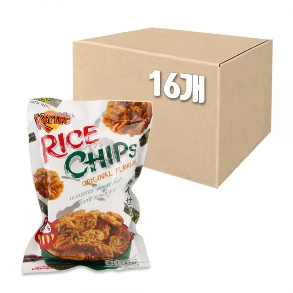 [유통기한임박제품] 코리코 라이스칩스 오리지날 35g X 16봉 (2021.02.18까지)