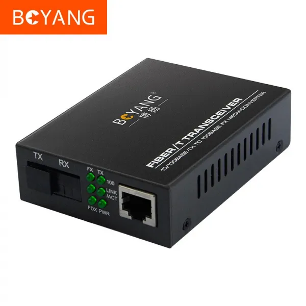 널리 알려지다 BOYANG BYWF213B 백조 단일 모델 광섬유 트랜시버 반들 바꿔 기물상, 비지니스 급 트랜시버