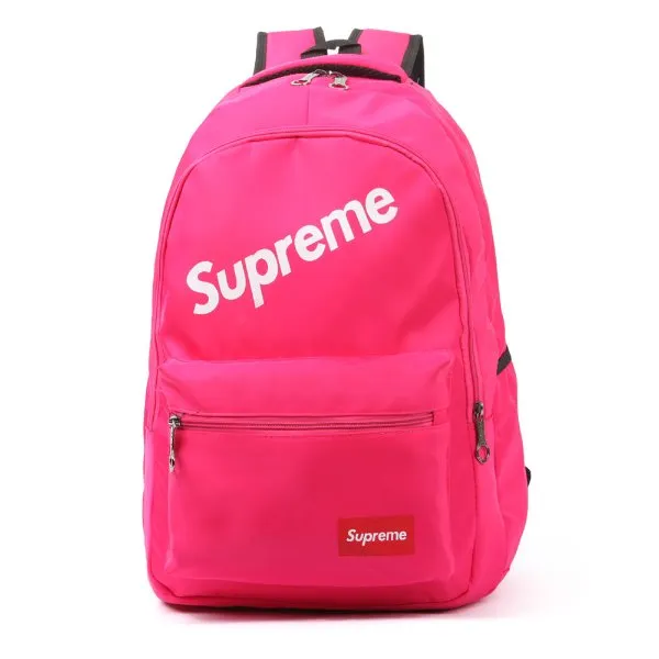  슈프림 심플한 남여공용 캐주얼 백팩 학생가방 여행가방 데일리 백팩 본품