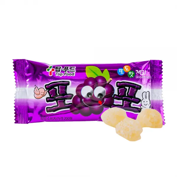 탑푸드 포포 포도맛 제리 16g 360개입 박스 식품 > 스낵/간식 초콜릿/사탕/젤리/껌 젤리/푸딩 츄잉젤리, 1