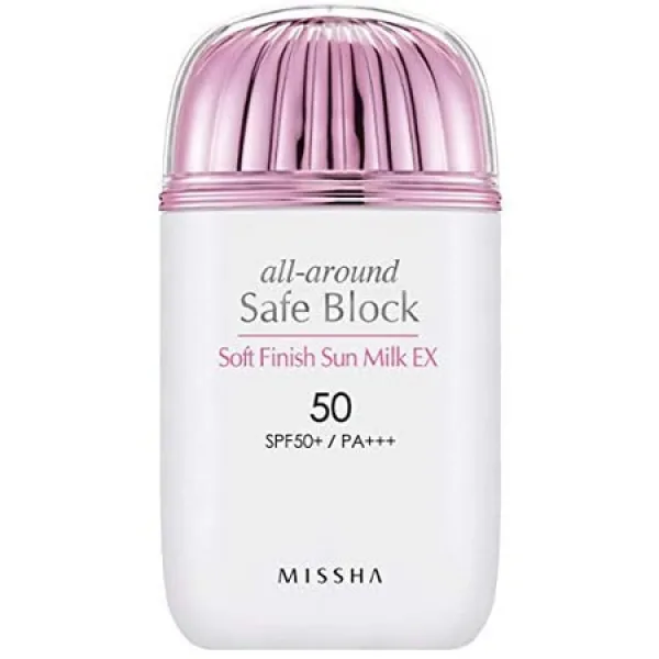 MISSHA safe block soft finish sun milk ex spf50+pa2+++(40ml) face beach sun cream 비 자극성 공, 상세 설명 참조0, 상세 설명 참조0