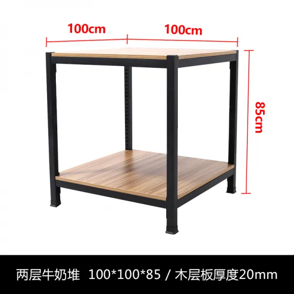 마트 산적 두목 판촉 밀크 식용오일 강목 삼층 궤 땅 쌓다, 가로세로 10010085cm 두겹