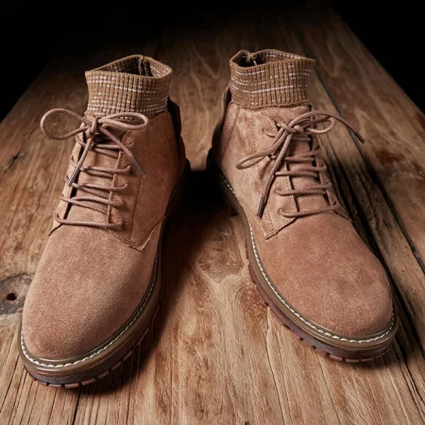 Kirahosi 남자 아동 겨울 기모부츠 삭스 앵클 스노우 부츠 37 Hr8+덧신 증정 Wl03opu