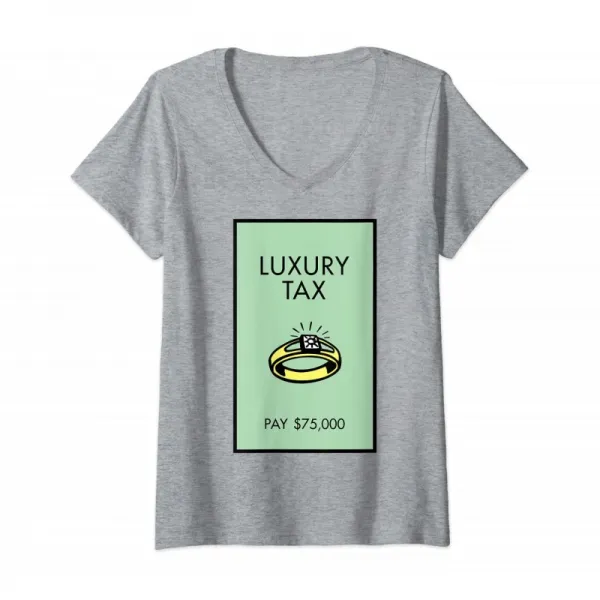 여성 독과점 명품세금 75 000 브이넥 티셔츠