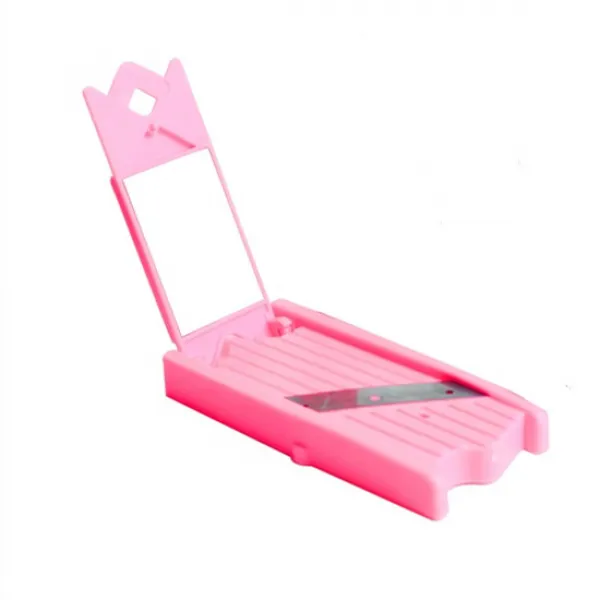 오이 미용 칼 기 얼굴 얹기 용품 나선 껍질 회전 얇은 도구 잎 막대 드릴 그물 상권 붓기 쇼수 싱글 얇게썰다 핑크