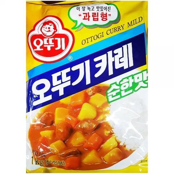 AOA§오뚜기 카레 식료품 식자재 순한맛 (1KgX1개)8999EA, AOA 1, AOA 본상품선택