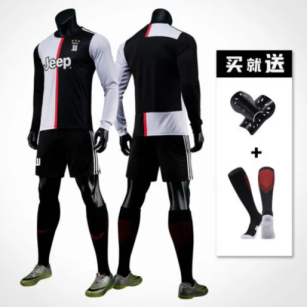 양력 유벤투스구의 19중년20신세티컬로장수훈련복추절축축구스포츠세트남자맞춤형20유벤투스흑백중기팀을 데려온후이에s 8649 