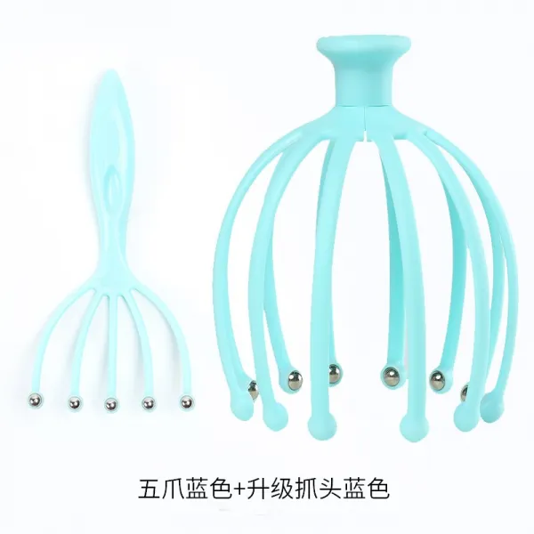 바하마스드림즈 안마기 멀티 대만 항공 두부 빗 두기 골이 다섯 손가락이다 마사지 조과오조 블루 두부 기 _블루 대만 항공 기