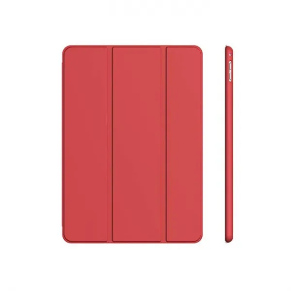Pkila iPad 10.2 케이스 2019 일곱째 세대 초박형 초경량 PU 스마트 커버 세 접는, 자세한 내용은 참조