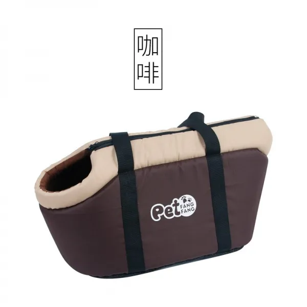 토트백팩 애완동물 펫 외출함 숄더 크로스다 배기 방지 뛰어나가다 지퍼 휴대 고양이 강아지 겨울 가을 보온 4234599455, 커피