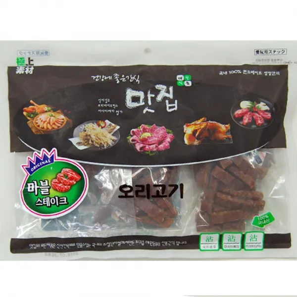 Basket7 국산 오리고기 애견간식 소프트 360g 애견용품 별식, 1개