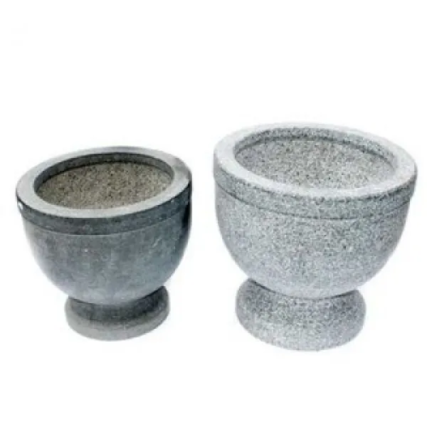 돌절구세트 대형/절구공이/곱돌절구/막사발/돌그릇, 돌절구세트.대.-.약.28cm