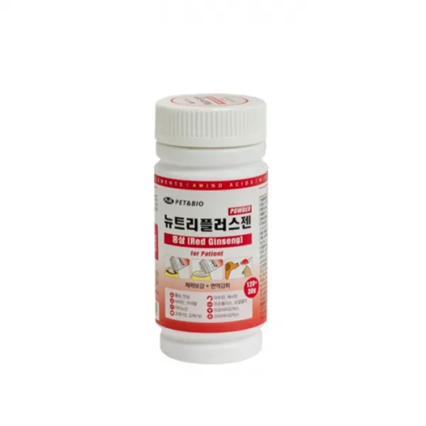 뉴트리플러스젠 홍삼분말 반려동물 병후회복 영양제(150g), 1개