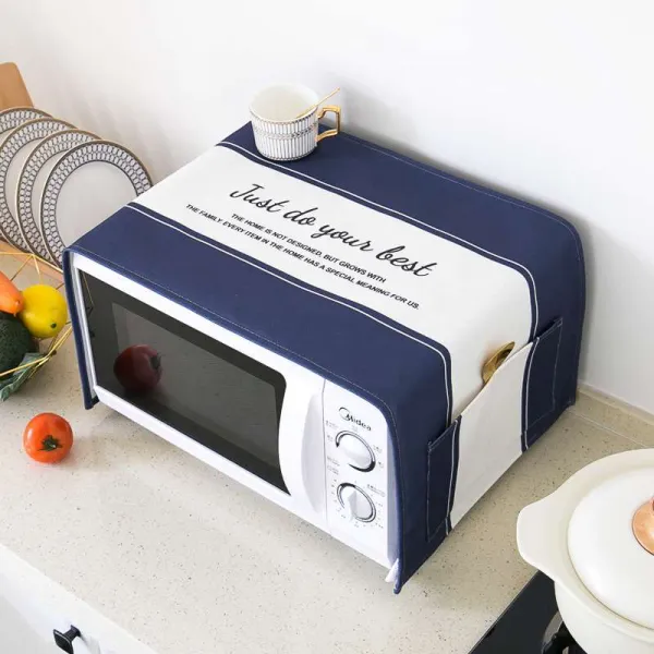 베네프로 전자레인지 전자렌지사용 전자랜지메이커 기계식전자렌지 전자지수납 드그릴팬 북유럽바란스 가정용 방수 방지 덥는천 뚜껑 그레이 자색