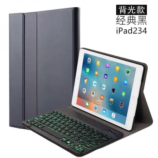 사과폰 4보호케이스 오랜 친구 3무선 외부접인 블루투스키보드 2그물, iPad234 돈을 다 갚다 블랙 _