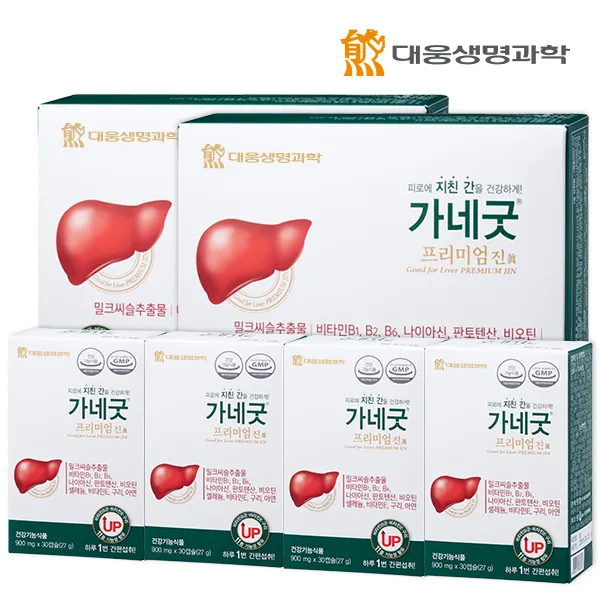 대웅 가네굿 프리미엄 진 밀크씨슬, 30정, 4개