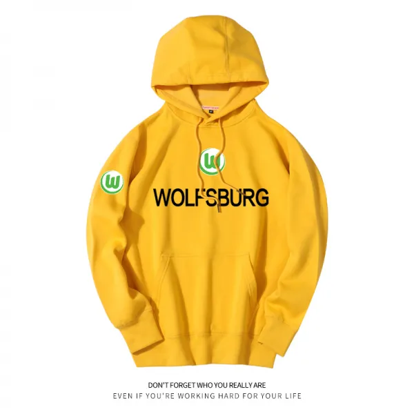 규성 볼프스부르크 WOLFSBURG낭보 독일 분데스리가 후드티셔츠 남자 겨울 가을 계절 와이드
