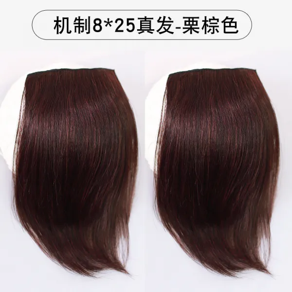 매트 머리카락 끝 부분가발 쇼트 편식 발매트 헤어 안볼륨 신기 키높이 겹매트 양쪽 가장자리 정수리 증발 재다, 1, 8와이드 25 긴생머리 오트밀 2피스
