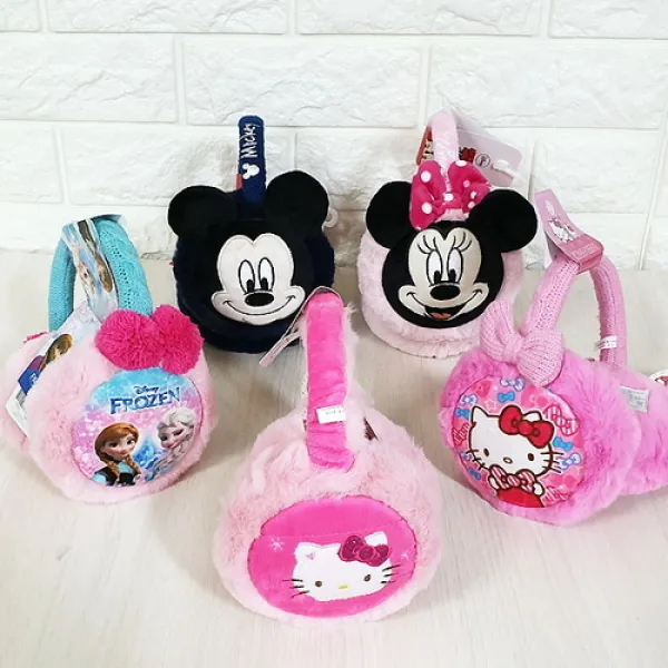  바보사랑 헬로키티 미키 겨울왕국 아동용 귀마개 캐릭터 어린이 방한용품 