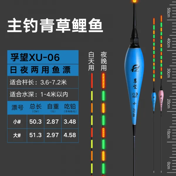 풀문클로젯 기대하다 밤낮으로 투웨이 전자찌 파워 초감각 잉어 붕어찌 굵게 눈에 띄다 나노 부표, 대소 각 1지배함 5절 배터리, XU06