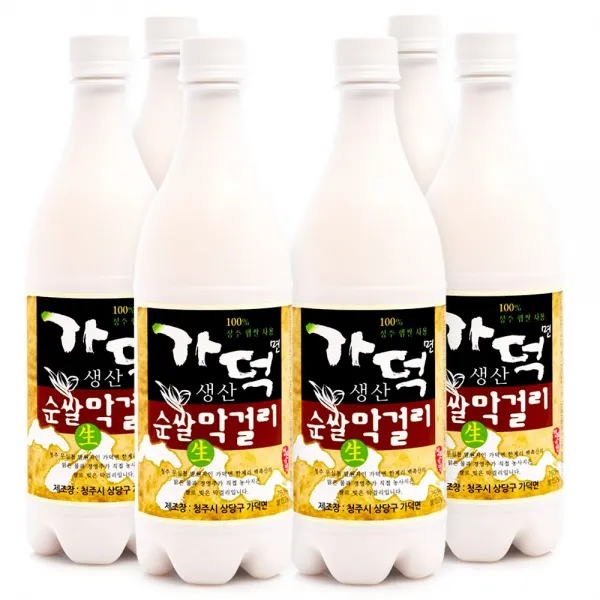 명세주가 가덕 순쌀 생막걸리 탁주 750ml x 6병