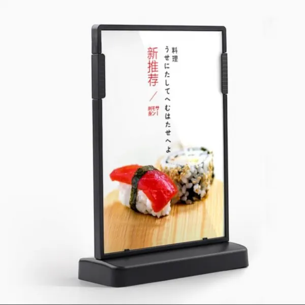 술과음료 밀크 티 숍 메뉴보드 플랜 판 함 궤 테이블 탑 스탠드 로비 요리 가게 독창적 가격 청, T형 블랙 버티컬 210x297mm