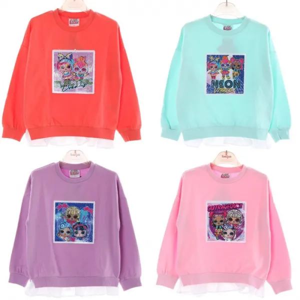 로엠걸즈 Nc02 Lol반전 맨투맨 티셔츠 Rgma20s3l