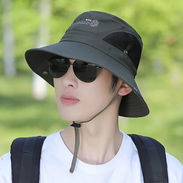 (그랜드 남사모자 샤계투기풍풍양후양 모자 관광 등산호외분모 모래탄기차 선양망 모자 TB319 군녹색수장 송수능 55대왕 58cm)(382)