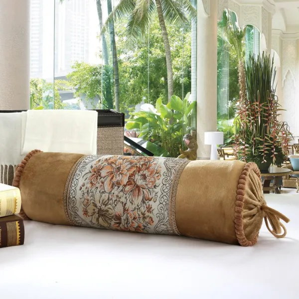 방석솜 유럽식 클래식한 쇼파 쿠션 쿠션커버 없음 솜함유 캔디 둥근베게 부들방석 좌석시트 참배매트 좌선명상 C05 베이지색 직사각형