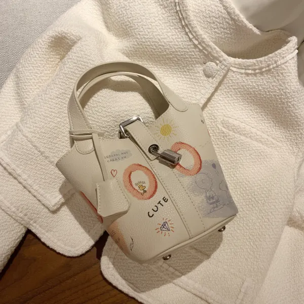 인스공방 토트백겸숄더백 남풍 스누피 연판장 광년 장바구니 여성 보이핏 볼륨 크로스백