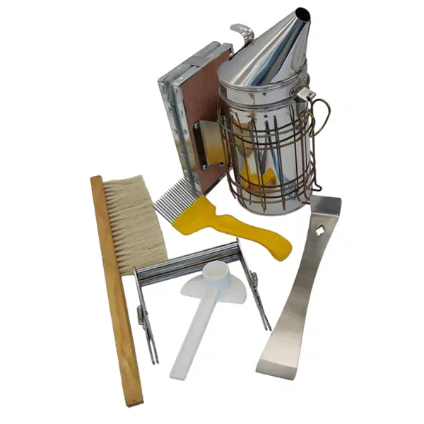 JC 6pcs 양봉 도구 세트 Hive Somker Cather Uncapping Fork Brush