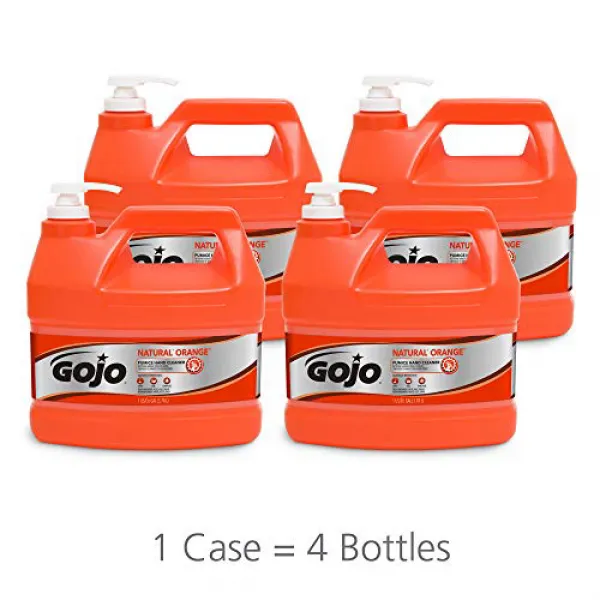 GOJO 0955-04 Hand Cleaner 16. Fluid_Ounces 4 Pack 고조 0955-04 핸드 클리너 16. 플루이드 _ 온스 4 팩, 1