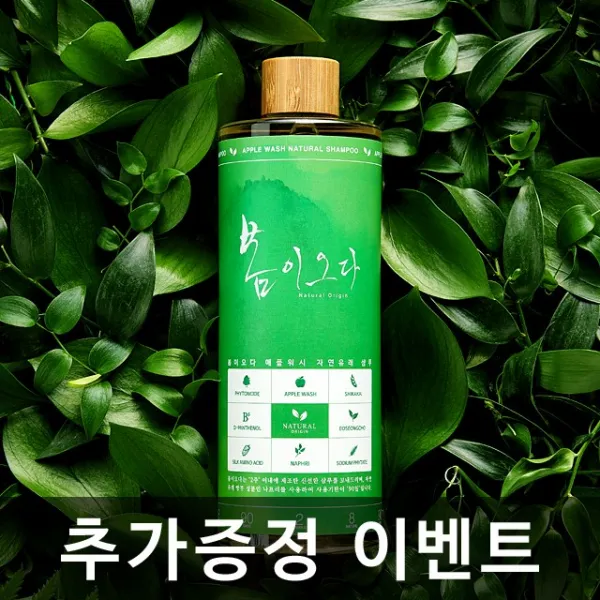 봄이오다 초등학생 사춘기 청소년 천연샴푸 파라벤없는샴푸 무실리콘 순한 저자극 pH6.9 약산성 지성두피 비듬각질유분 정수리냄새, 1개, 500ml