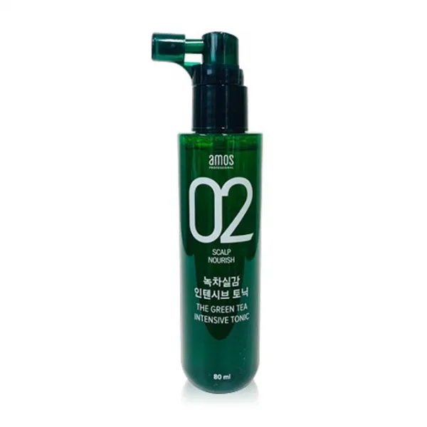 아모스프로페셔널 녹차실감 토닉 80ml(탈모 두피관리)