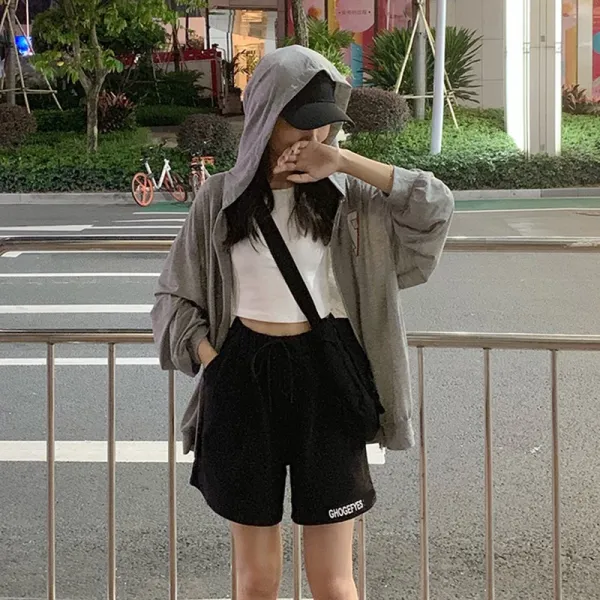 오팔오오팔 여성 여름 후드 자켓 운동 자켓 루즈핏 캐주얼 자켓12 OFO12 592734676663